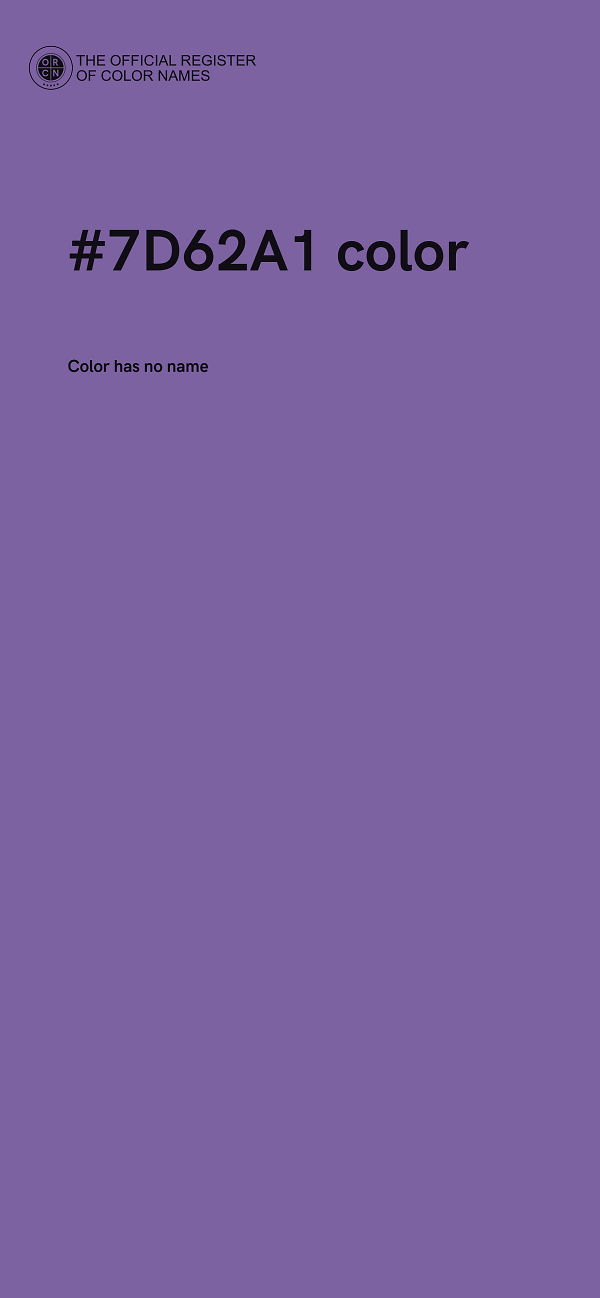 #7D62A1 color image
