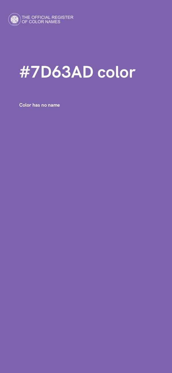 #7D63AD color image