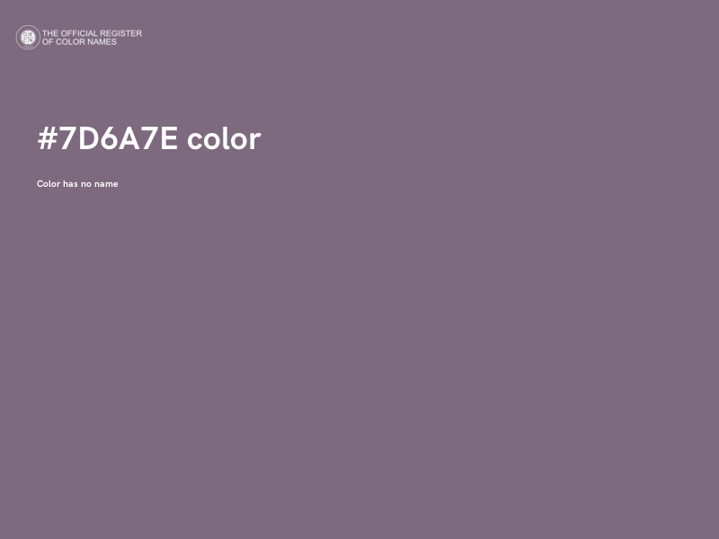 #7D6A7E color image