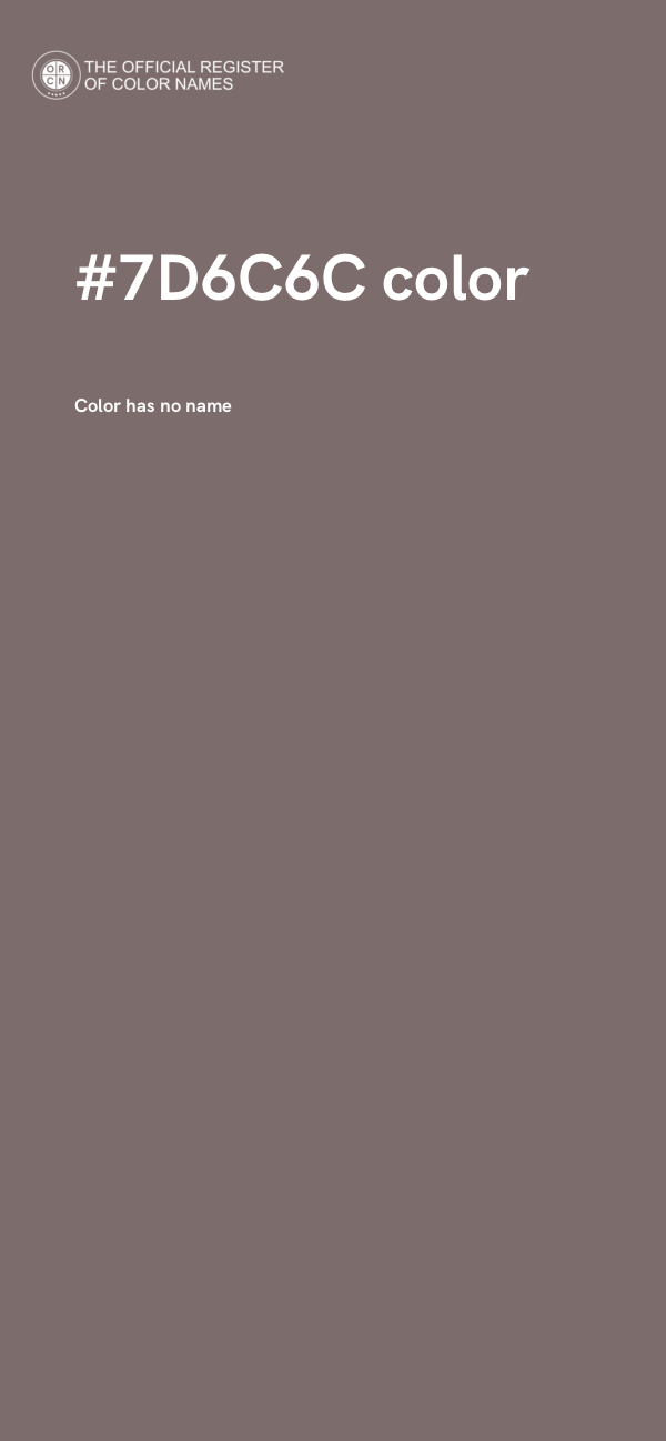 #7D6C6C color image