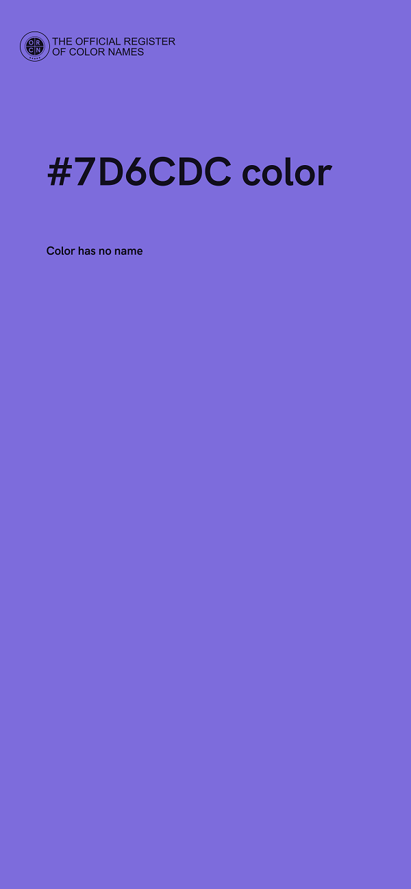 #7D6CDC color image