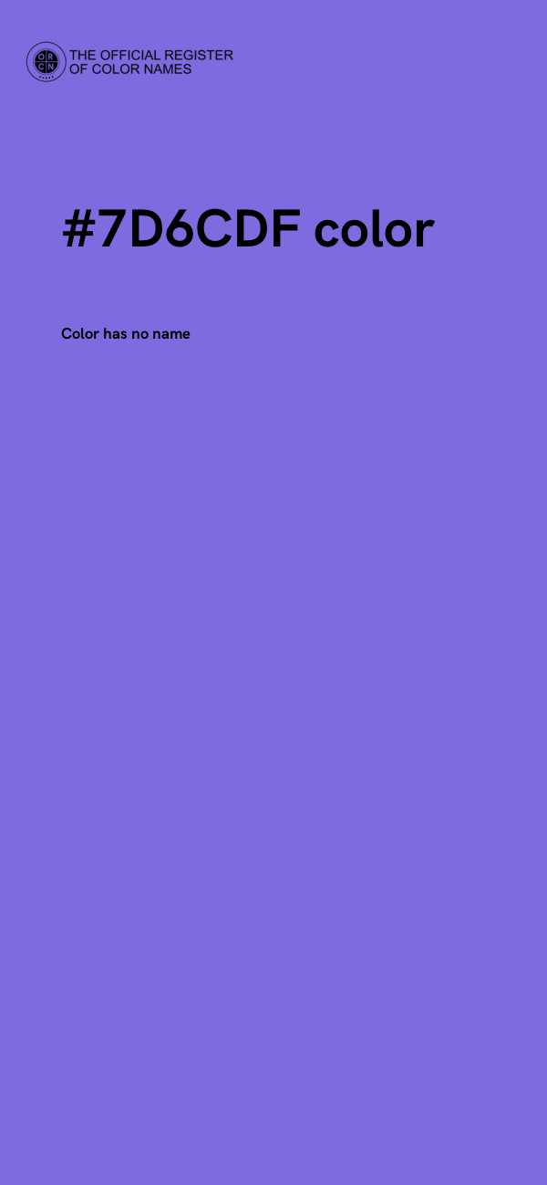 #7D6CDF color image