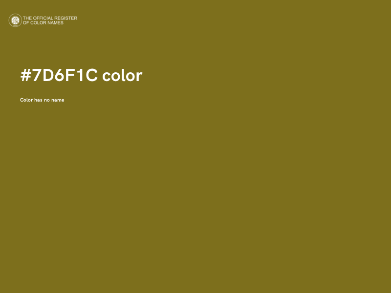 #7D6F1C color image