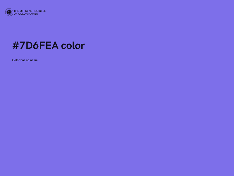 #7D6FEA color image