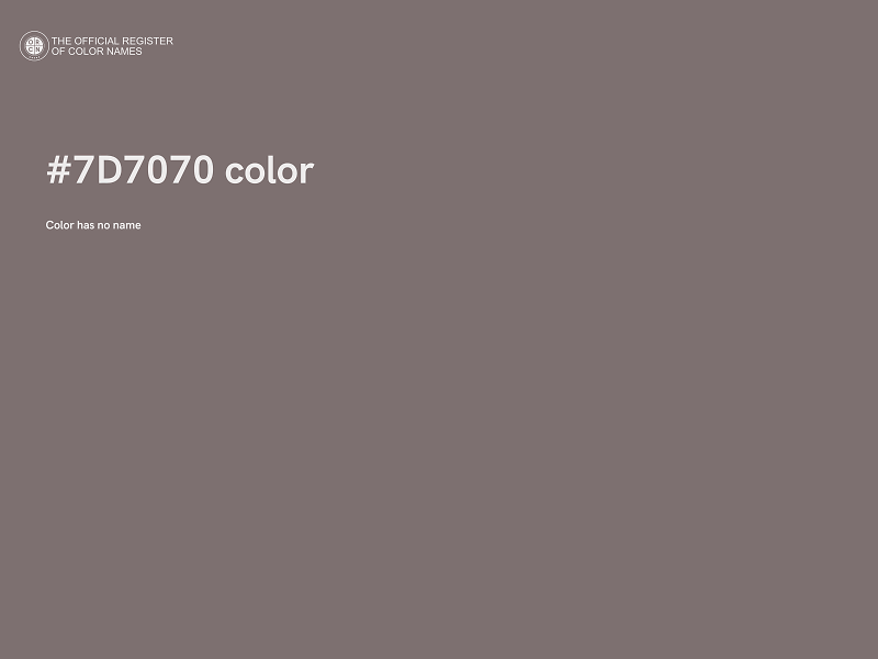 #7D7070 color image