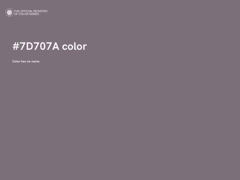 #7D707A color image