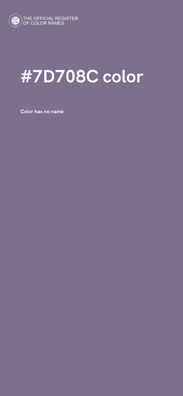#7D708C color image