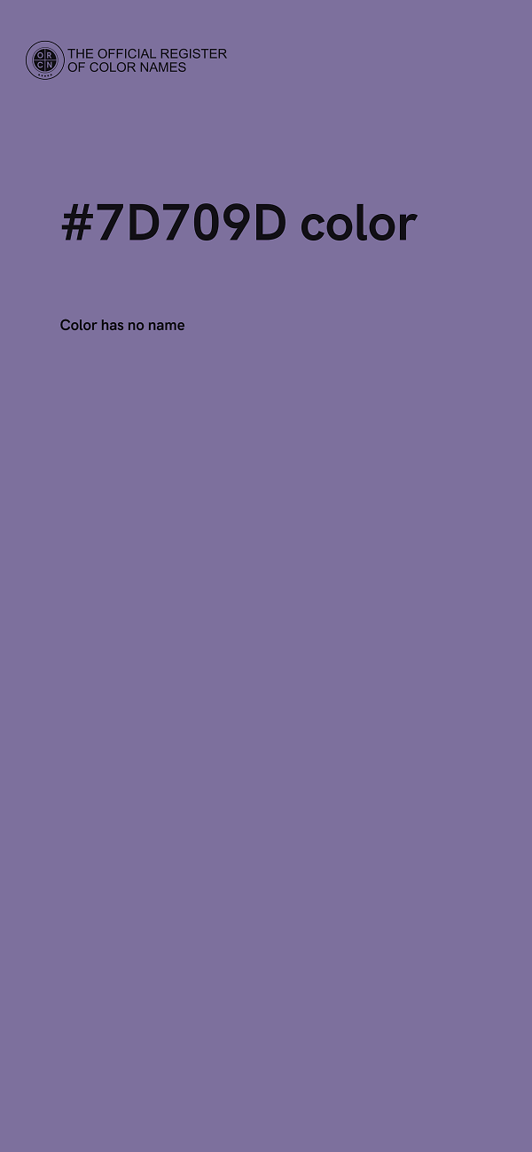 #7D709D color image