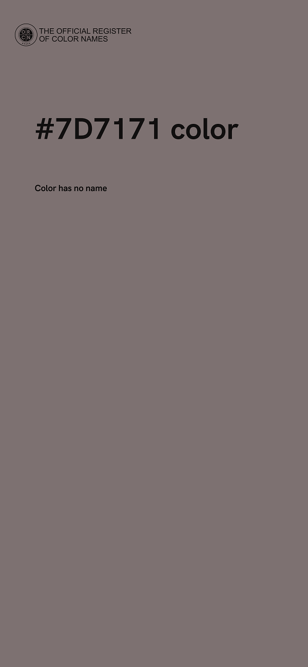 #7D7171 color image