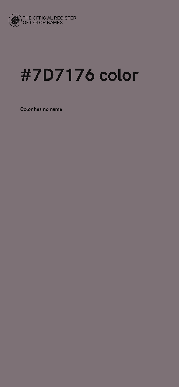 #7D7176 color image