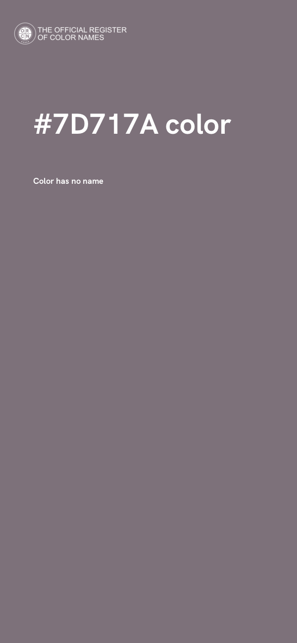 #7D717A color image
