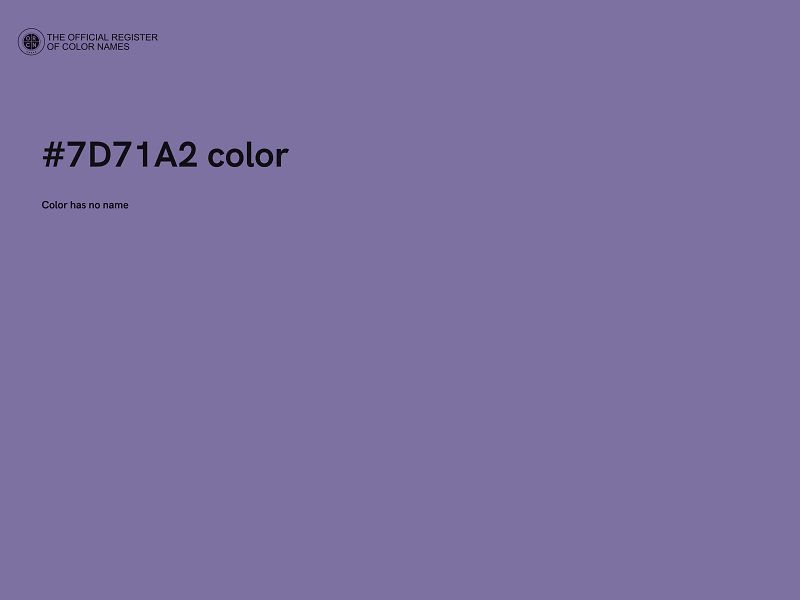 #7D71A2 color image