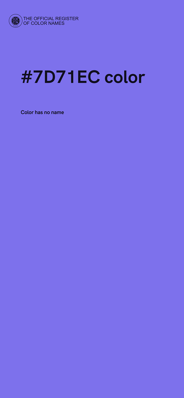 #7D71EC color image