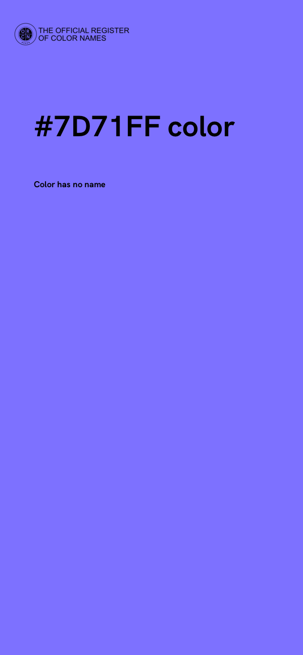 #7D71FF color image