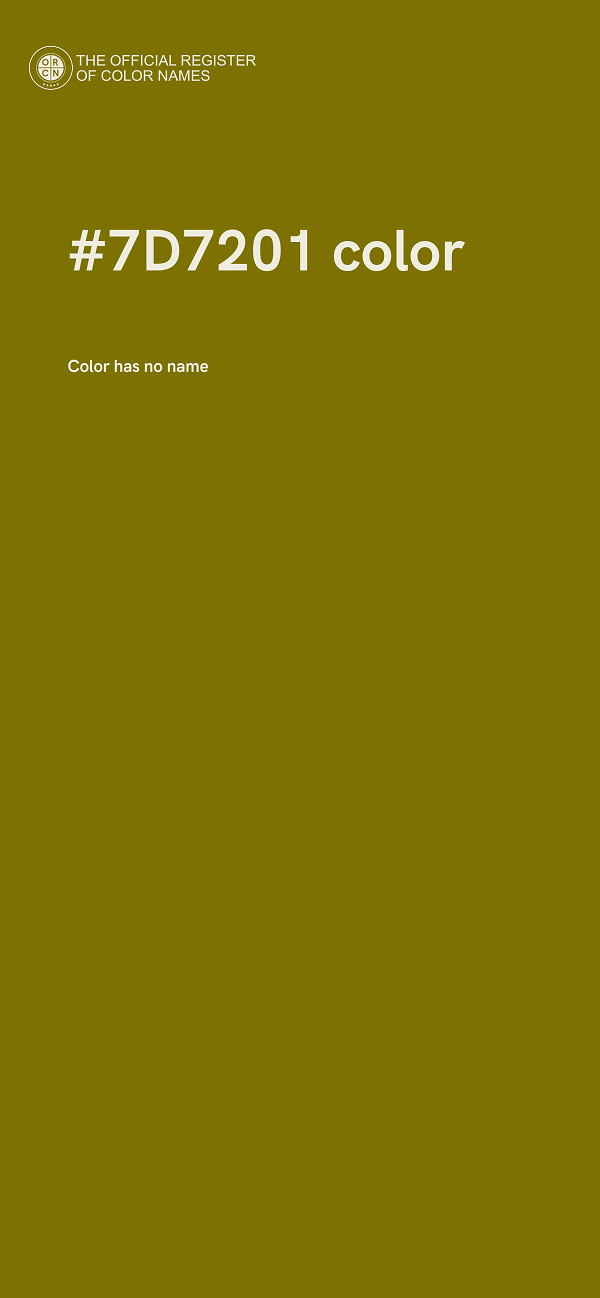 #7D7201 color image