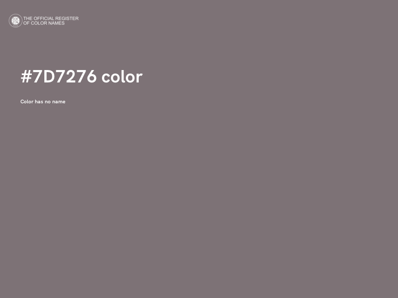 #7D7276 color image
