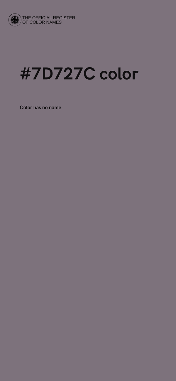 #7D727C color image