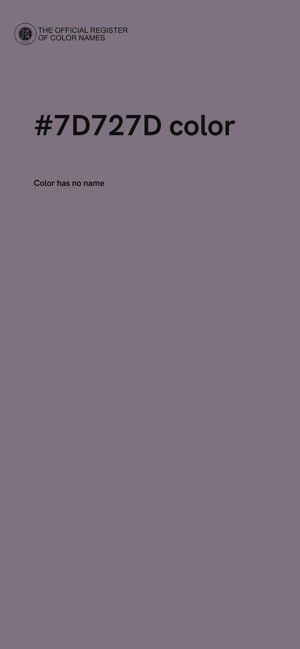 #7D727D color image