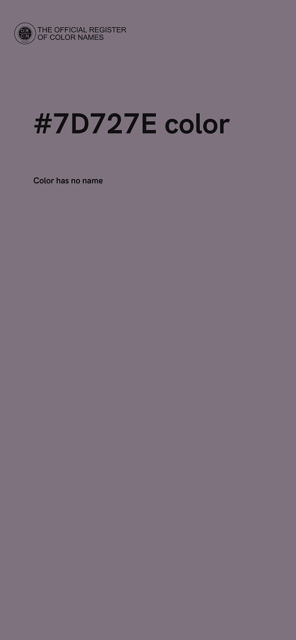 #7D727E color image