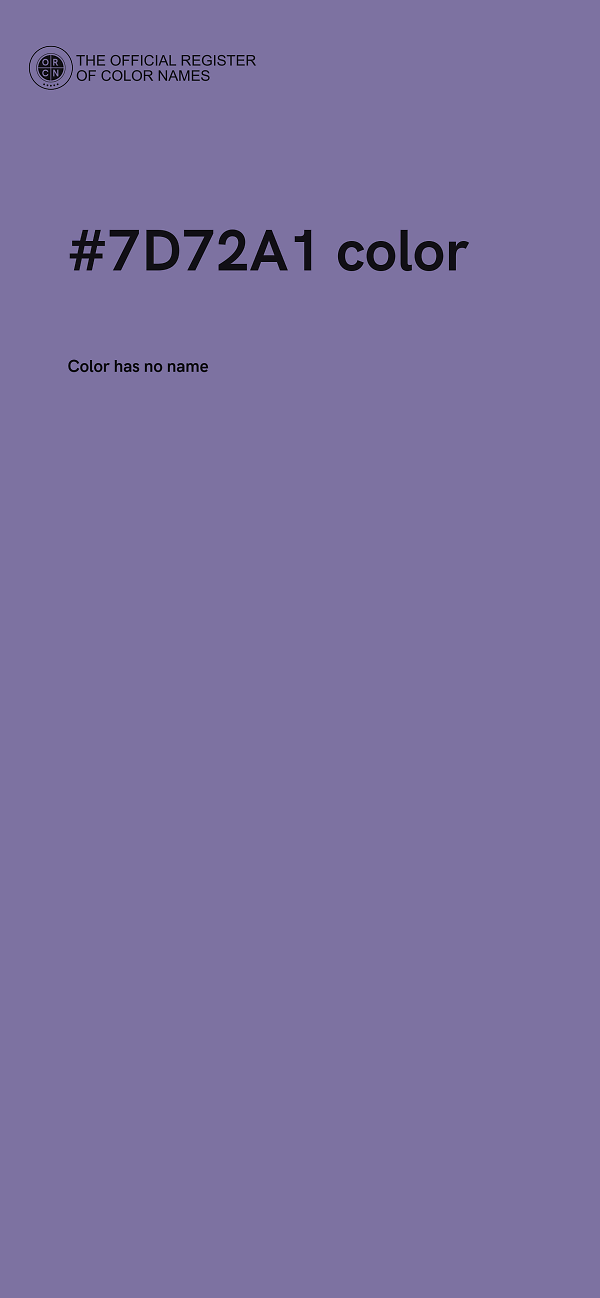 #7D72A1 color image