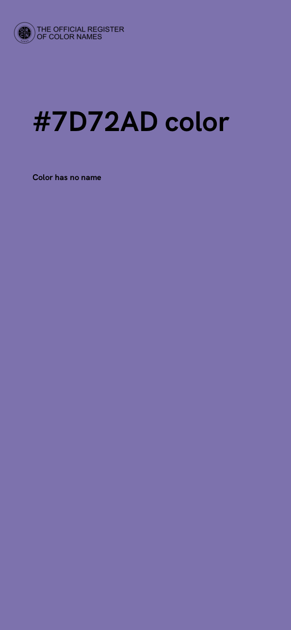 #7D72AD color image