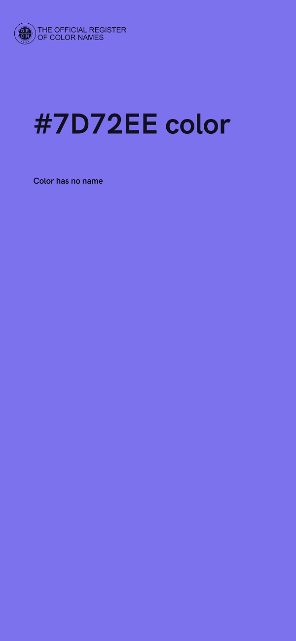 #7D72EE color image