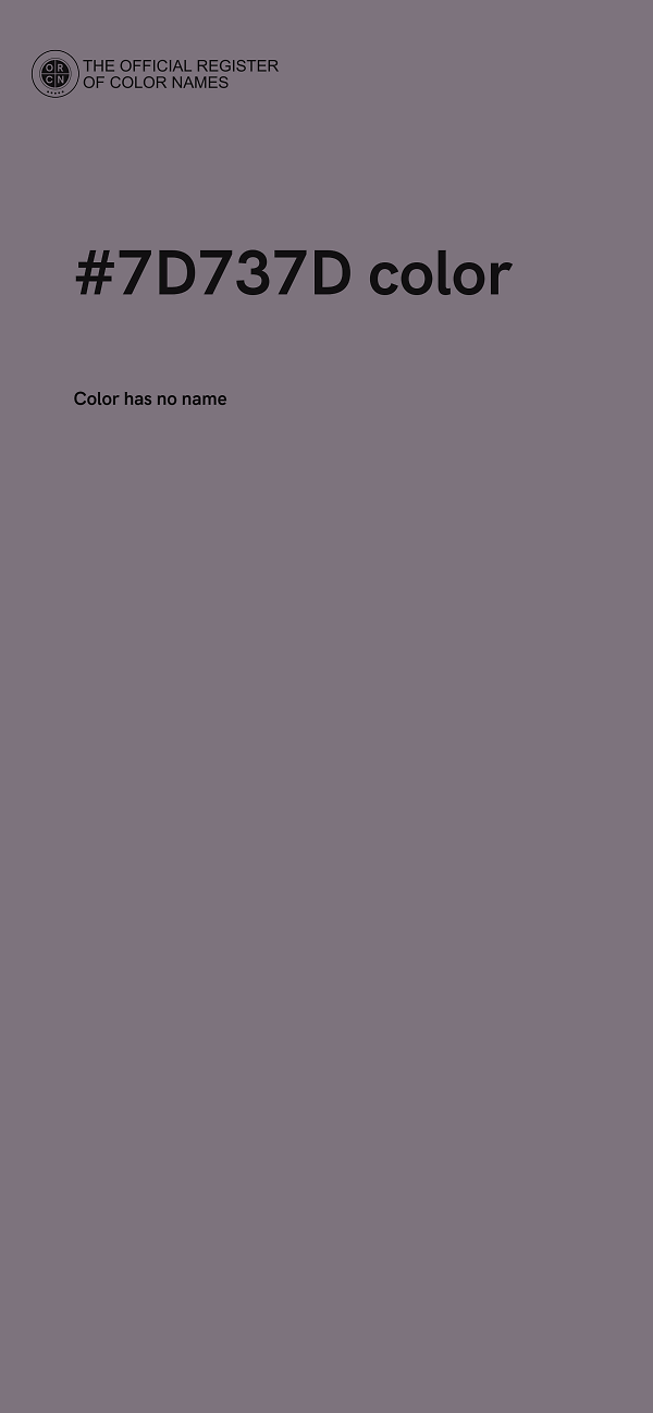 #7D737D color image