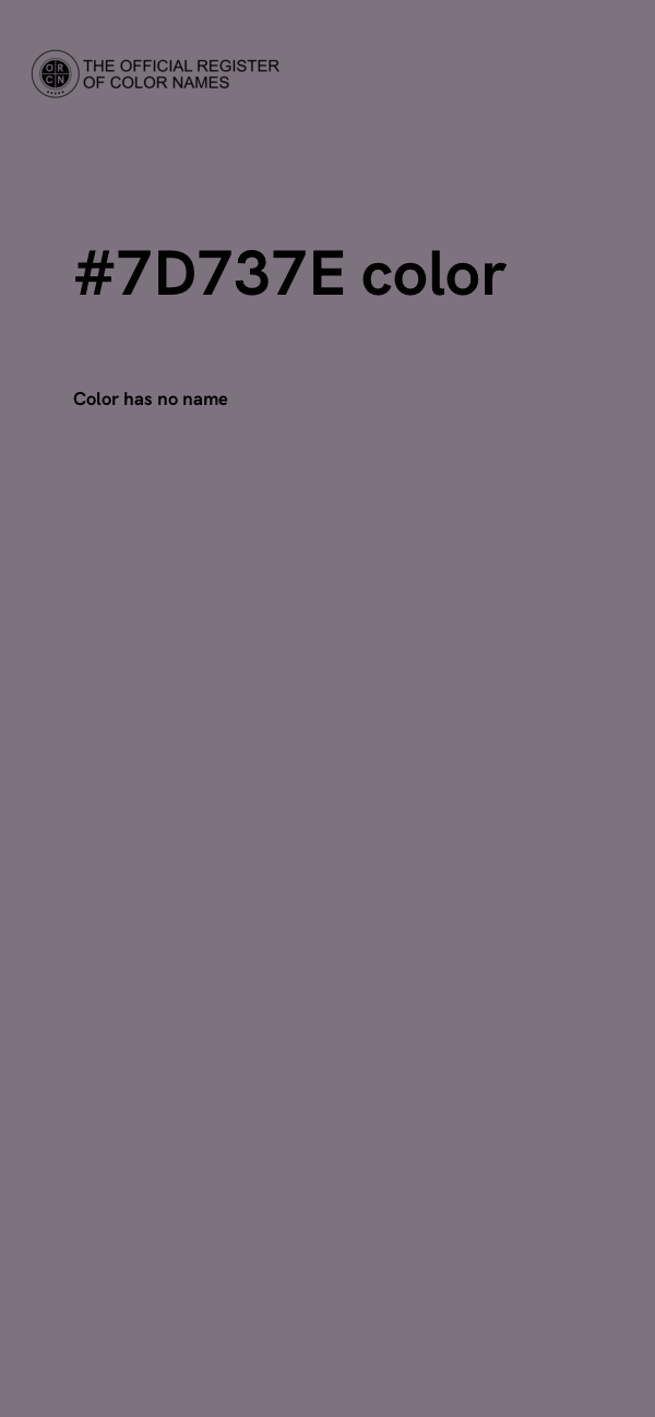 #7D737E color image