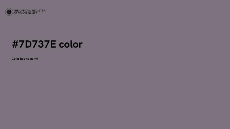 #7D737E color image