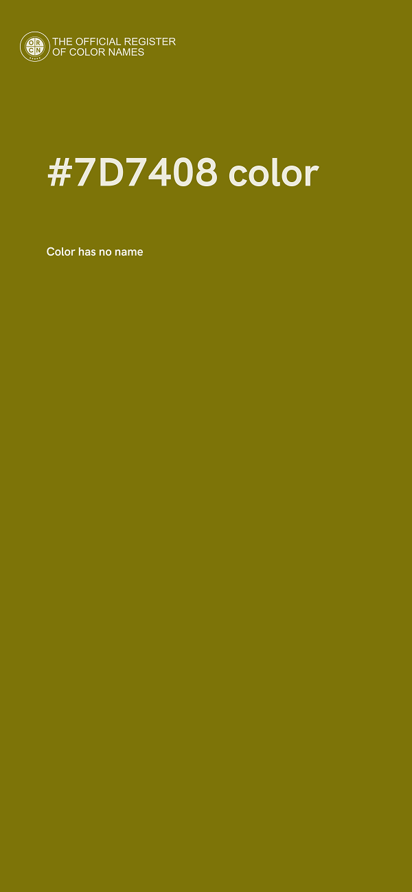 #7D7408 color image