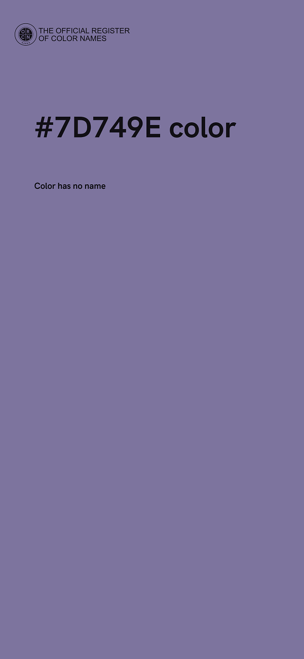 #7D749E color image