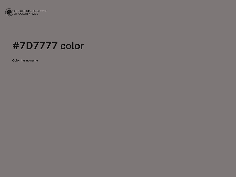 #7D7777 color image