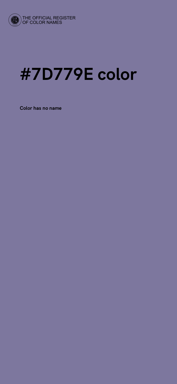 #7D779E color image
