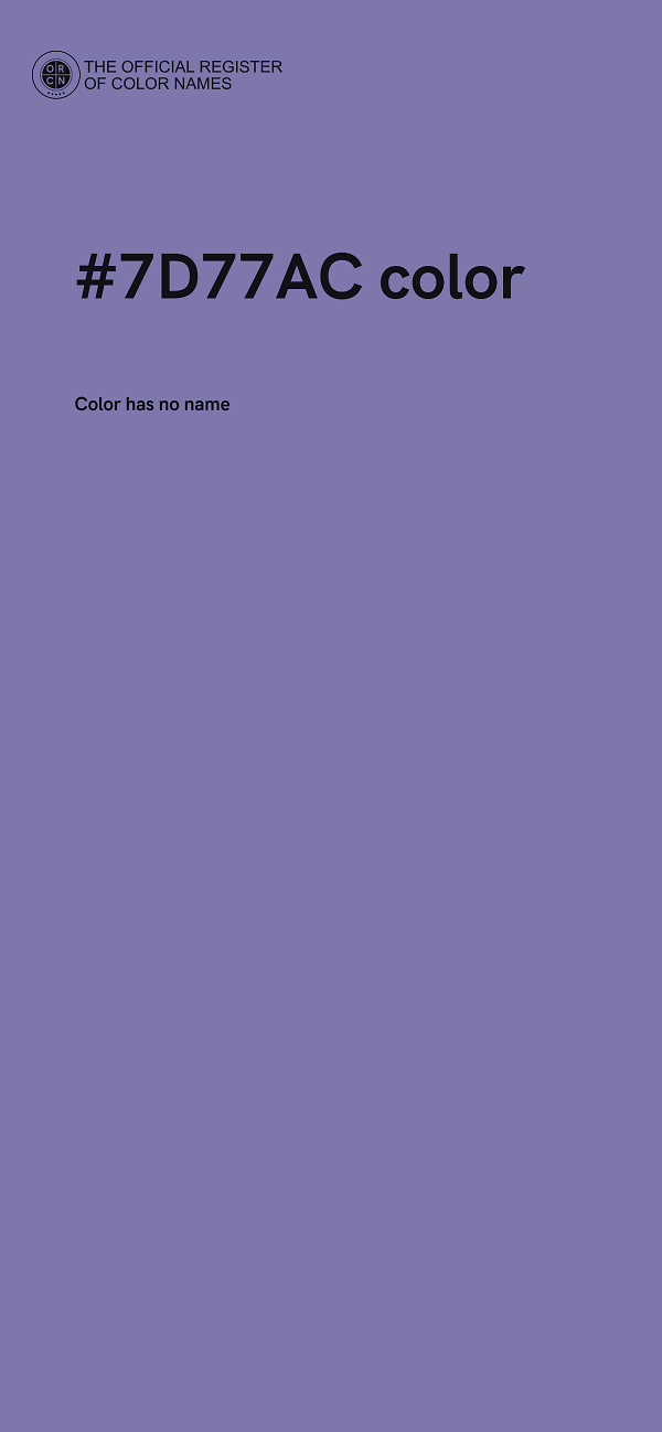#7D77AC color image