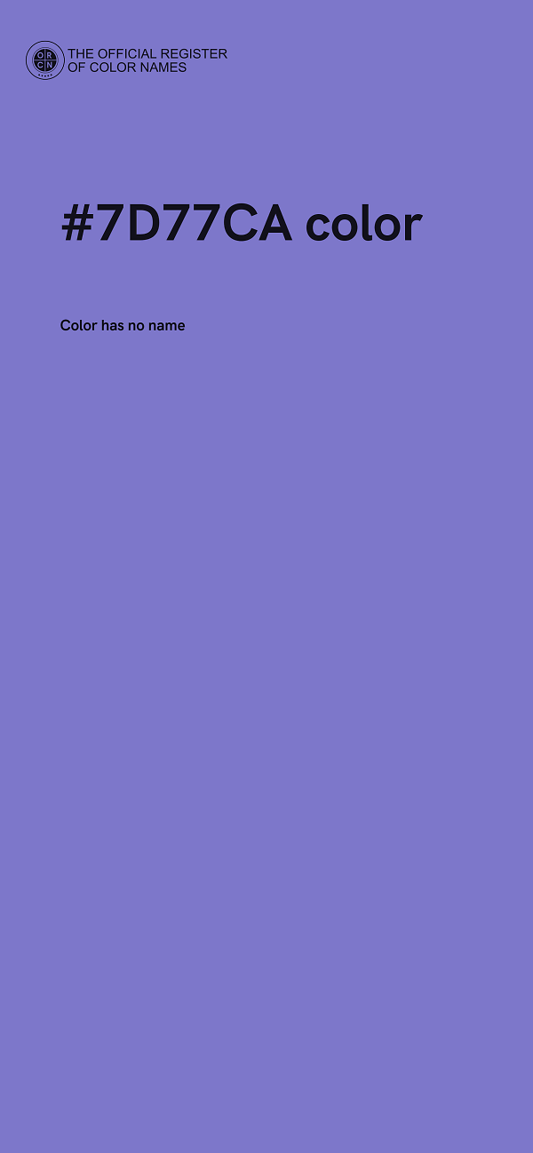 #7D77CA color image