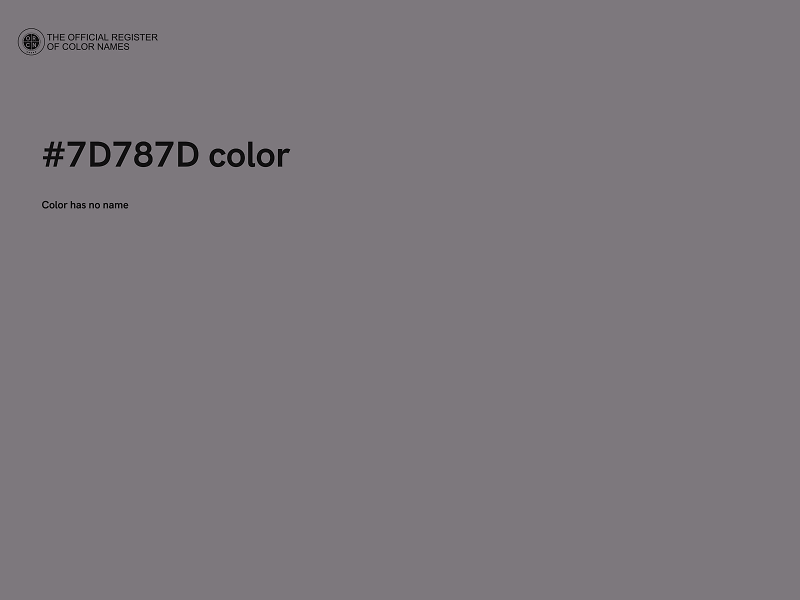 #7D787D color image