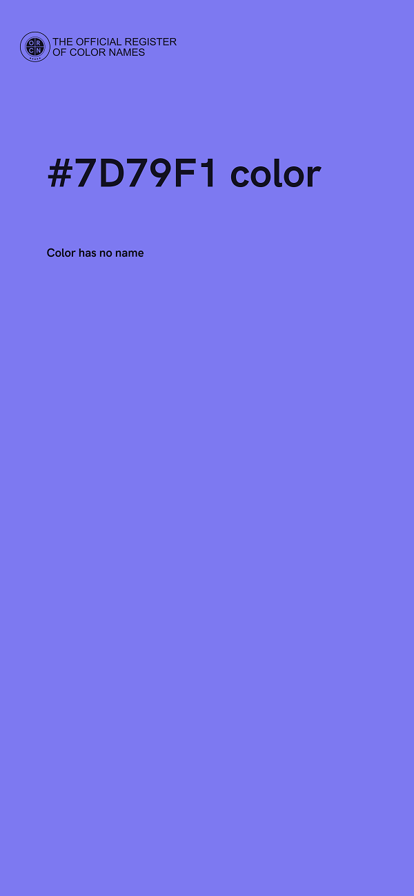 #7D79F1 color image