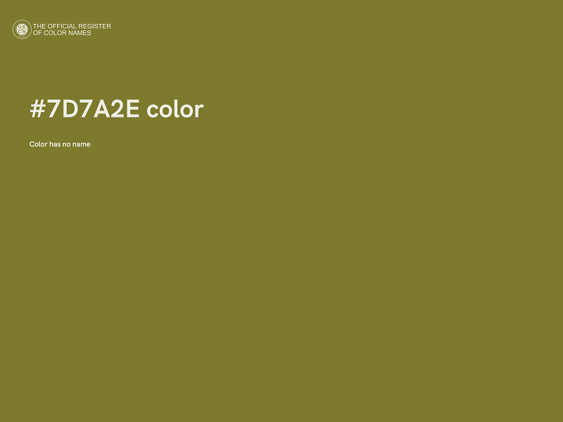 #7D7A2E color image