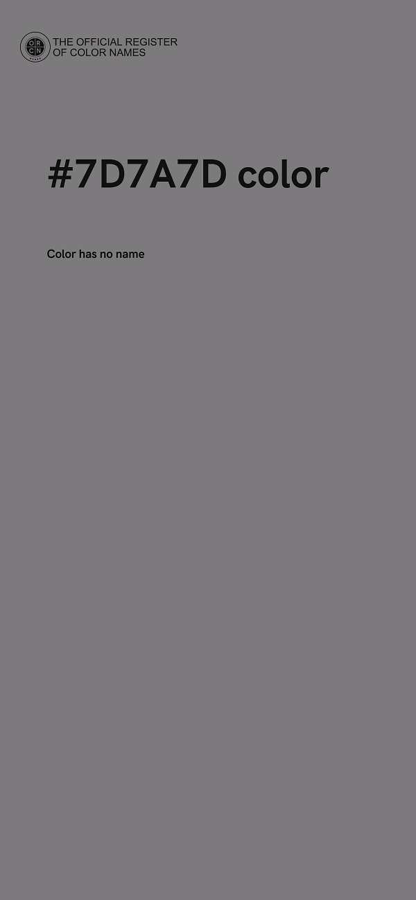 #7D7A7D color image