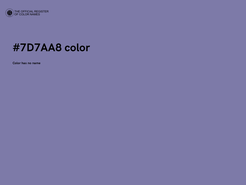 #7D7AA8 color image