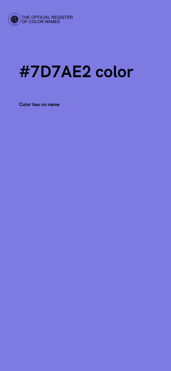 #7D7AE2 color image