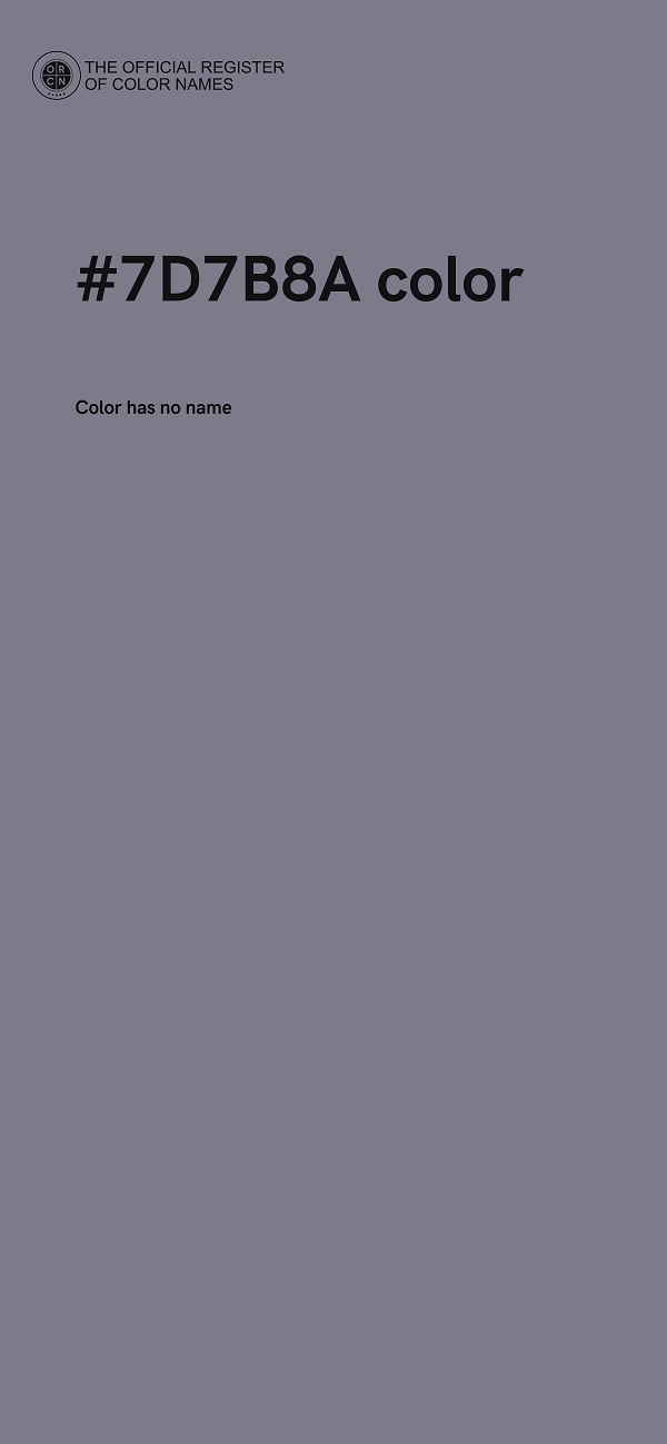 #7D7B8A color image