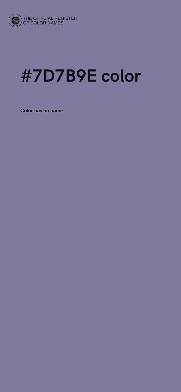 #7D7B9E color image
