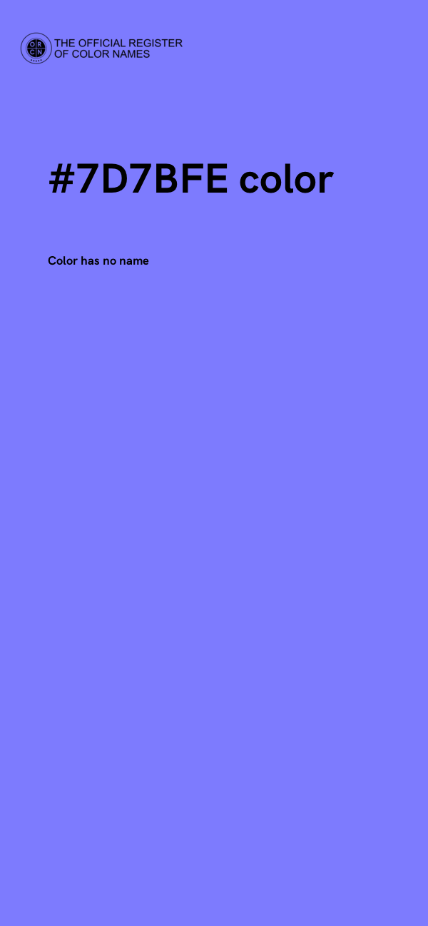 #7D7BFE color image