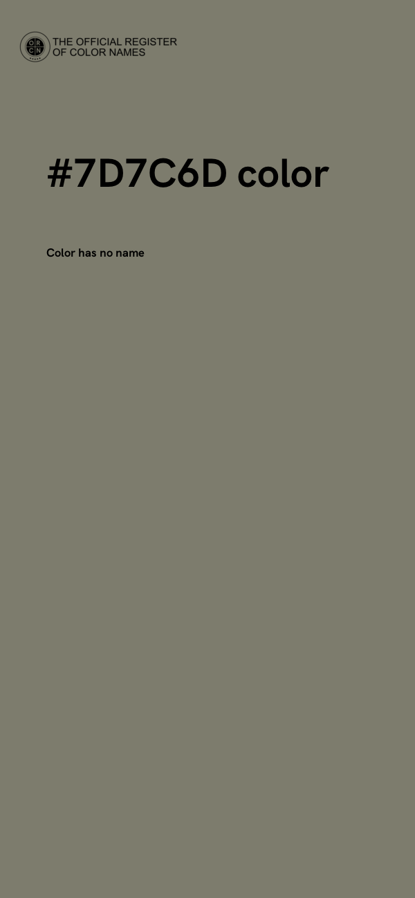 #7D7C6D color image