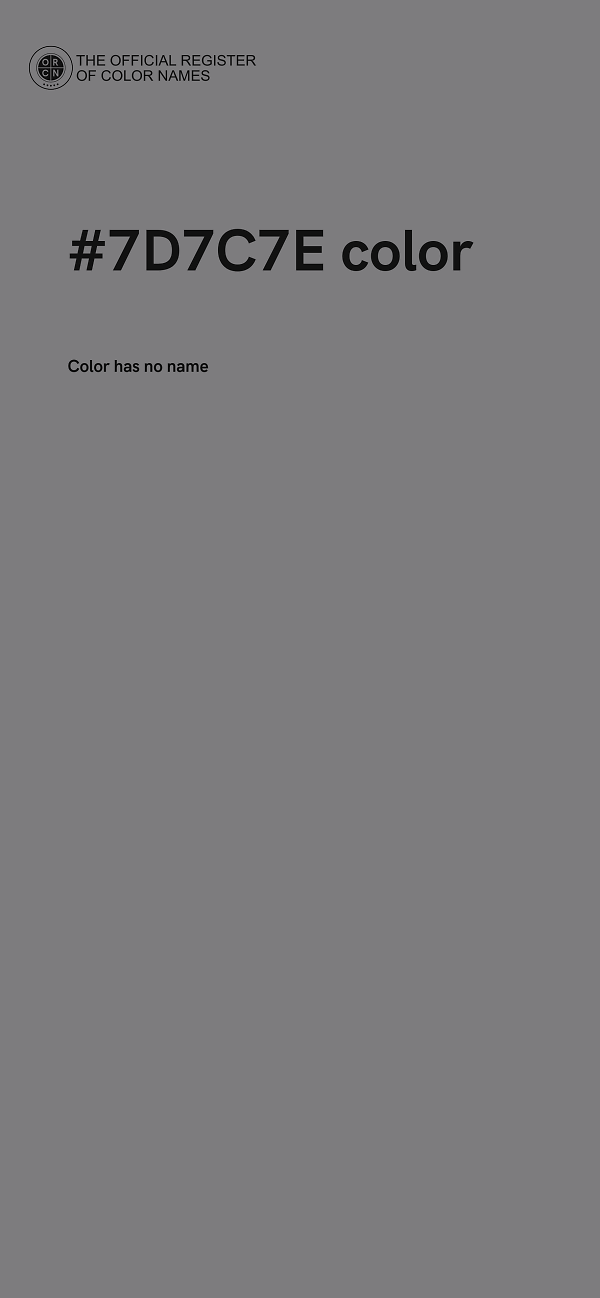 #7D7C7E color image