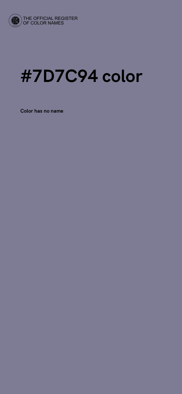 #7D7C94 color image