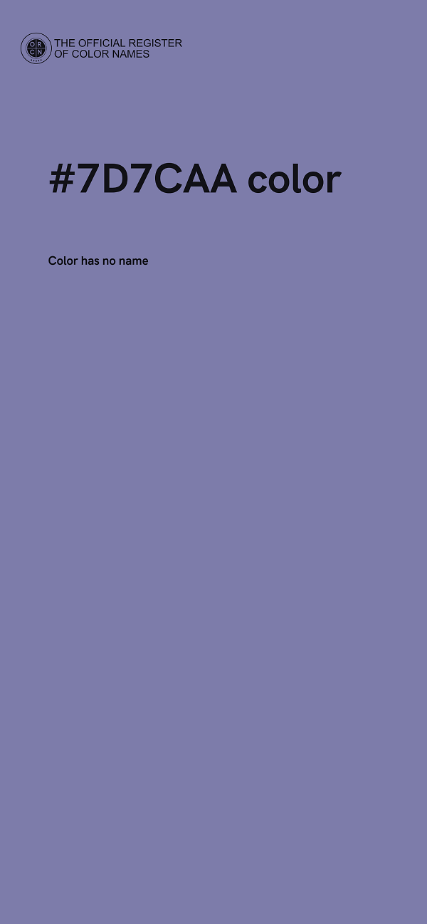 #7D7CAA color image
