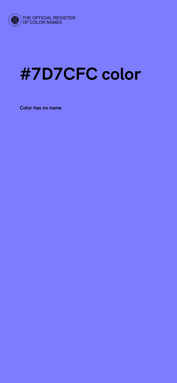 #7D7CFC color image