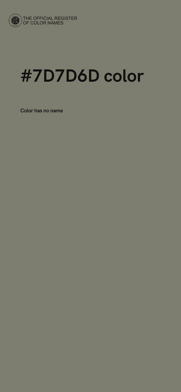 #7D7D6D color image